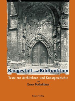 cover image of Baugestalt und Bildfunktion